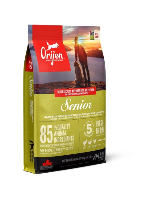 Orijen Whole Prey Senior Dog Kip&Kalkoen - Hondenvoer