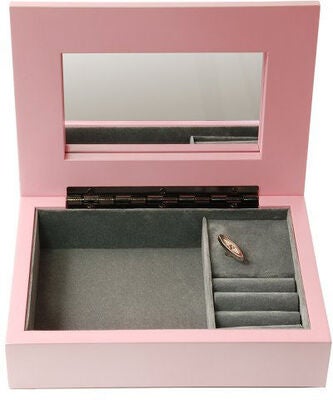 Design Cardelll Smykkeskrin med Spilledåse, Rosa