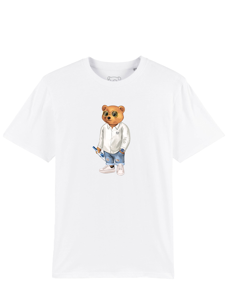 BARON FILOU T-SHIRT MANCHES COURTES FILOU XVIII BLANC MIXTE