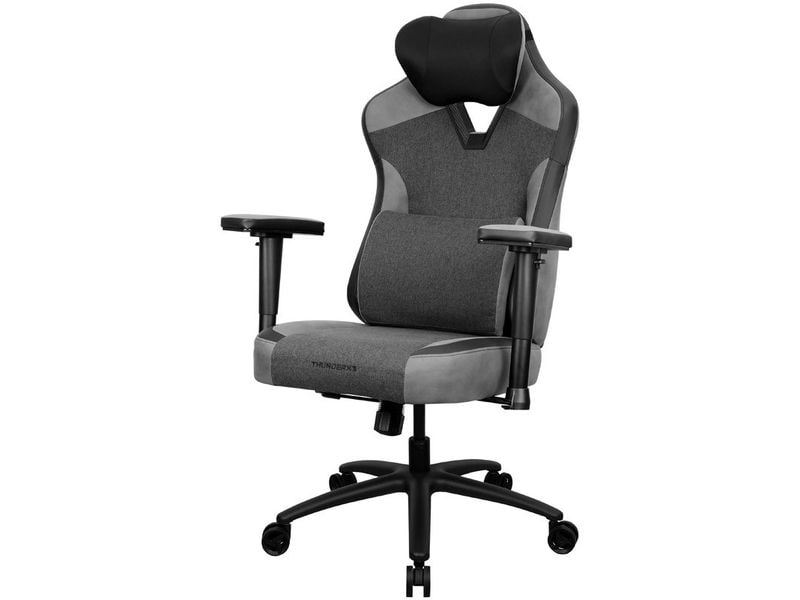 ThunderX3 Gaming-Stuhl EAZE Loft Schwarz Ergonomischer Gaming-Stuhl