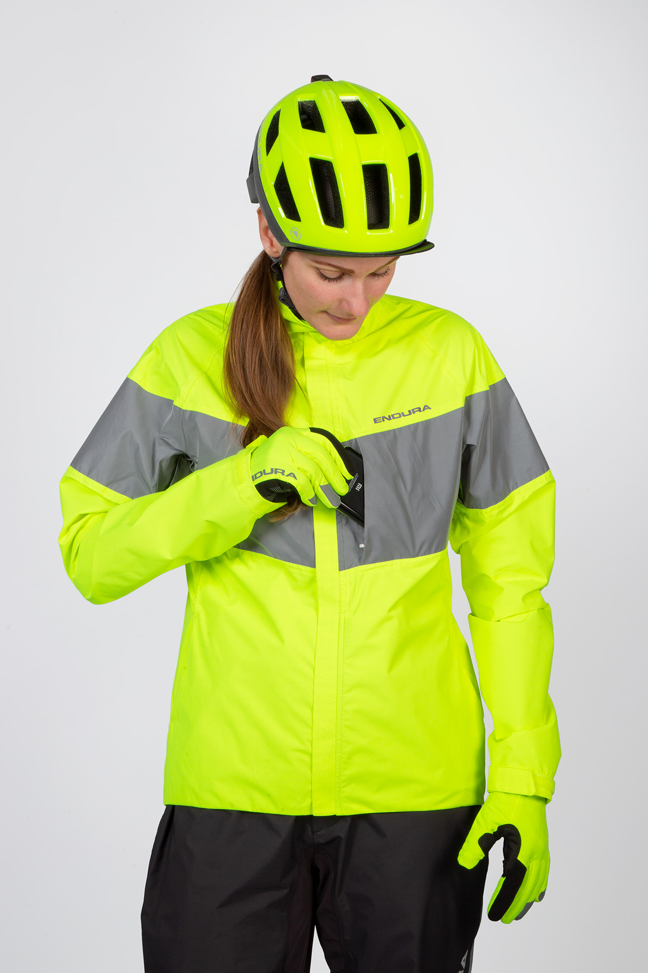 Endura Luminite Vandtæt Jakke HiVis/Neon Womens