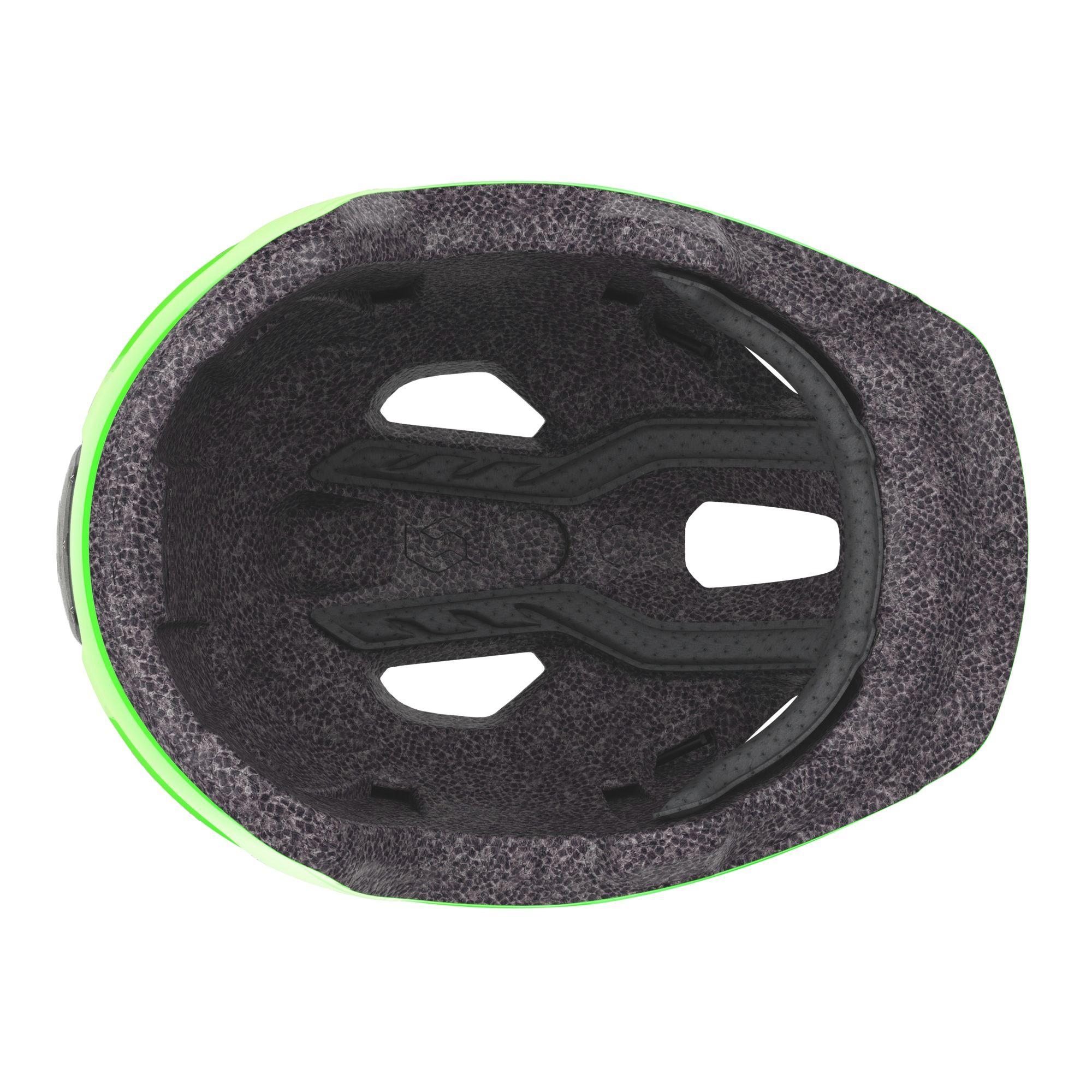 SCOTT Spunto Cykelhjelm Fluo Green Til Børn 46-52 cm