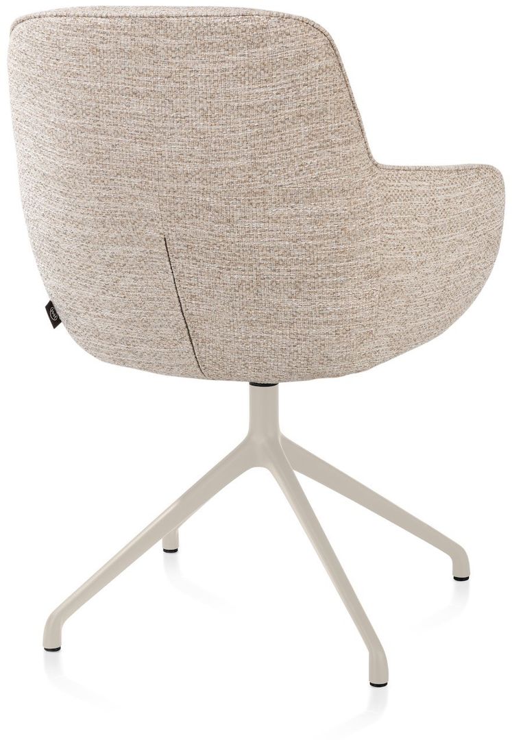 Henders en Hazel   Mateo Creme Poten Armstoel