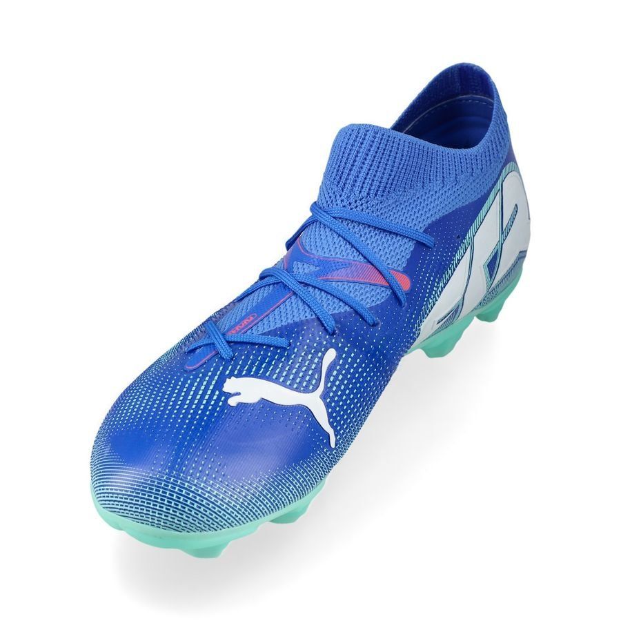 PUMA Future 7 Match FG/AG Formula - Bleu/Blanc/Bleu Enfant