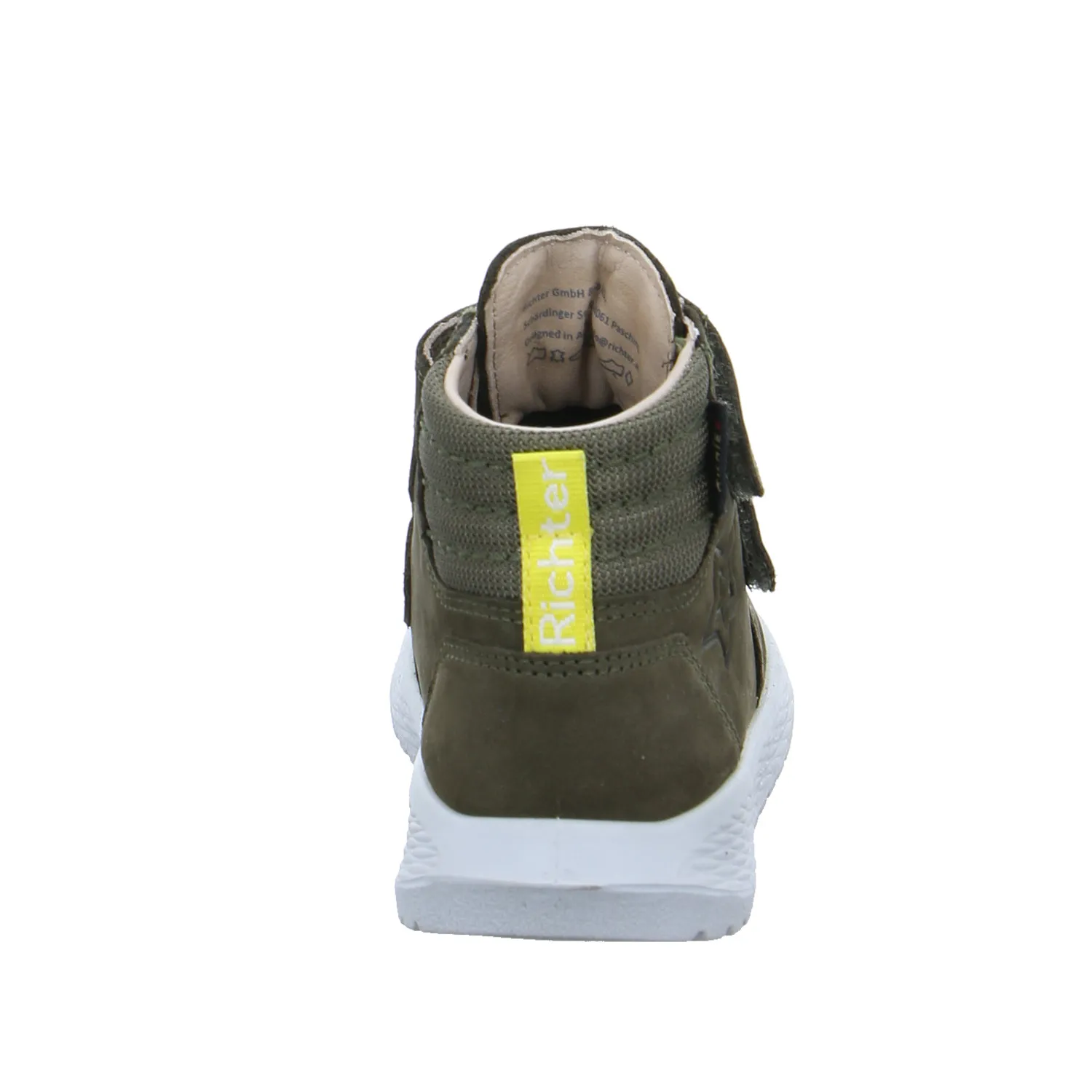RICHTER Lauflernschuh Olive Textil  Bottine