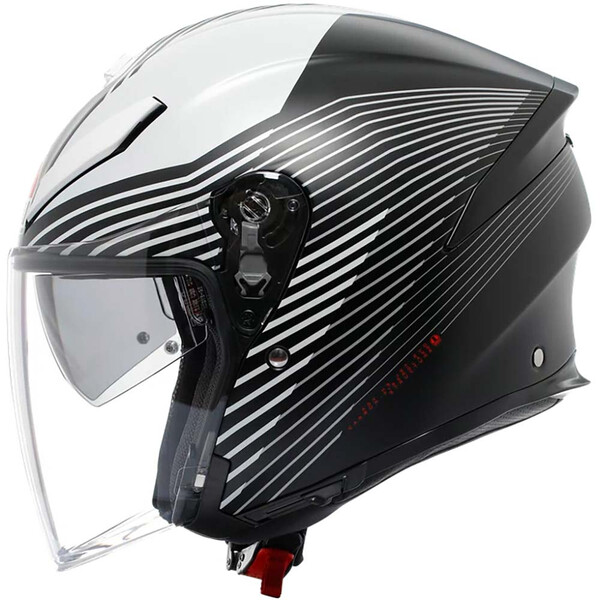 AGV - Casque K5 Jet Evo Control Noir Mat / Blanc