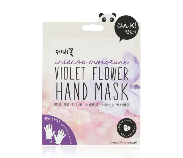 Oh K! Intense Moisture Violet Flower Hand Mask