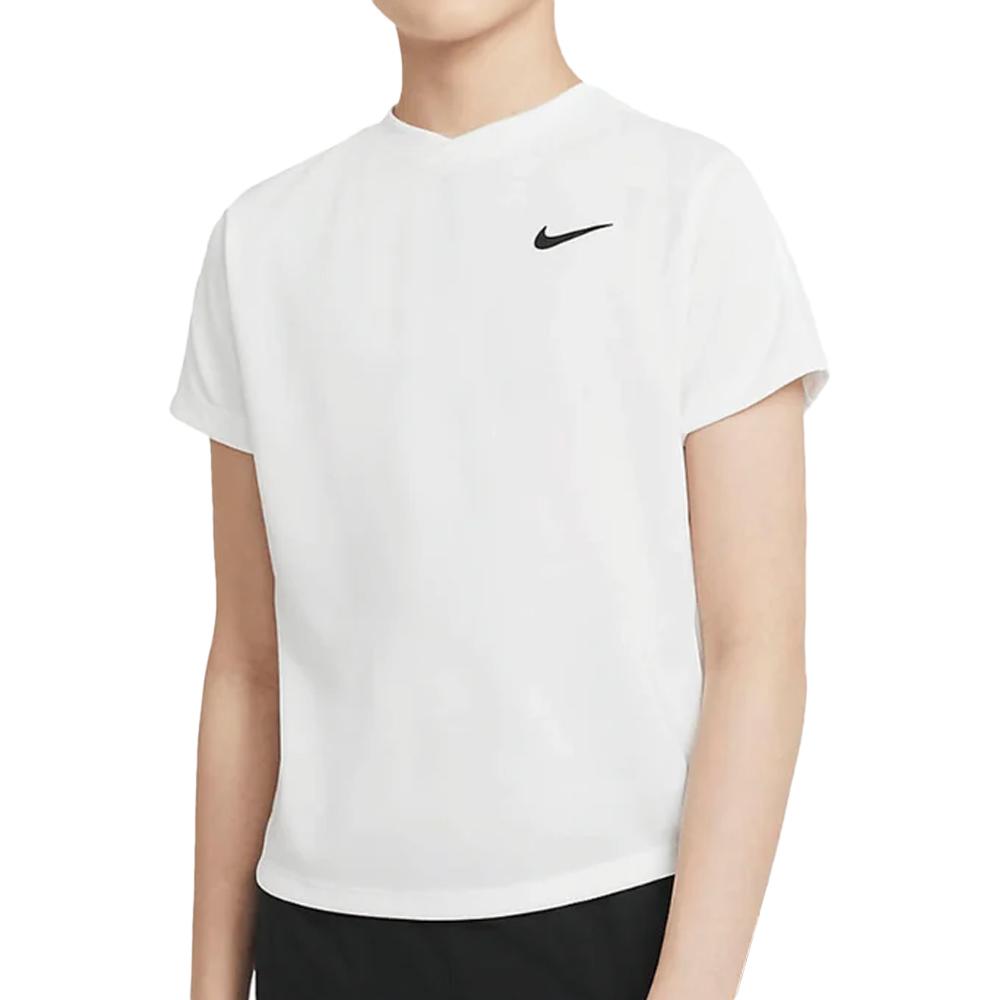 Nike T-shirt Blanc Garçon Nike Victory
