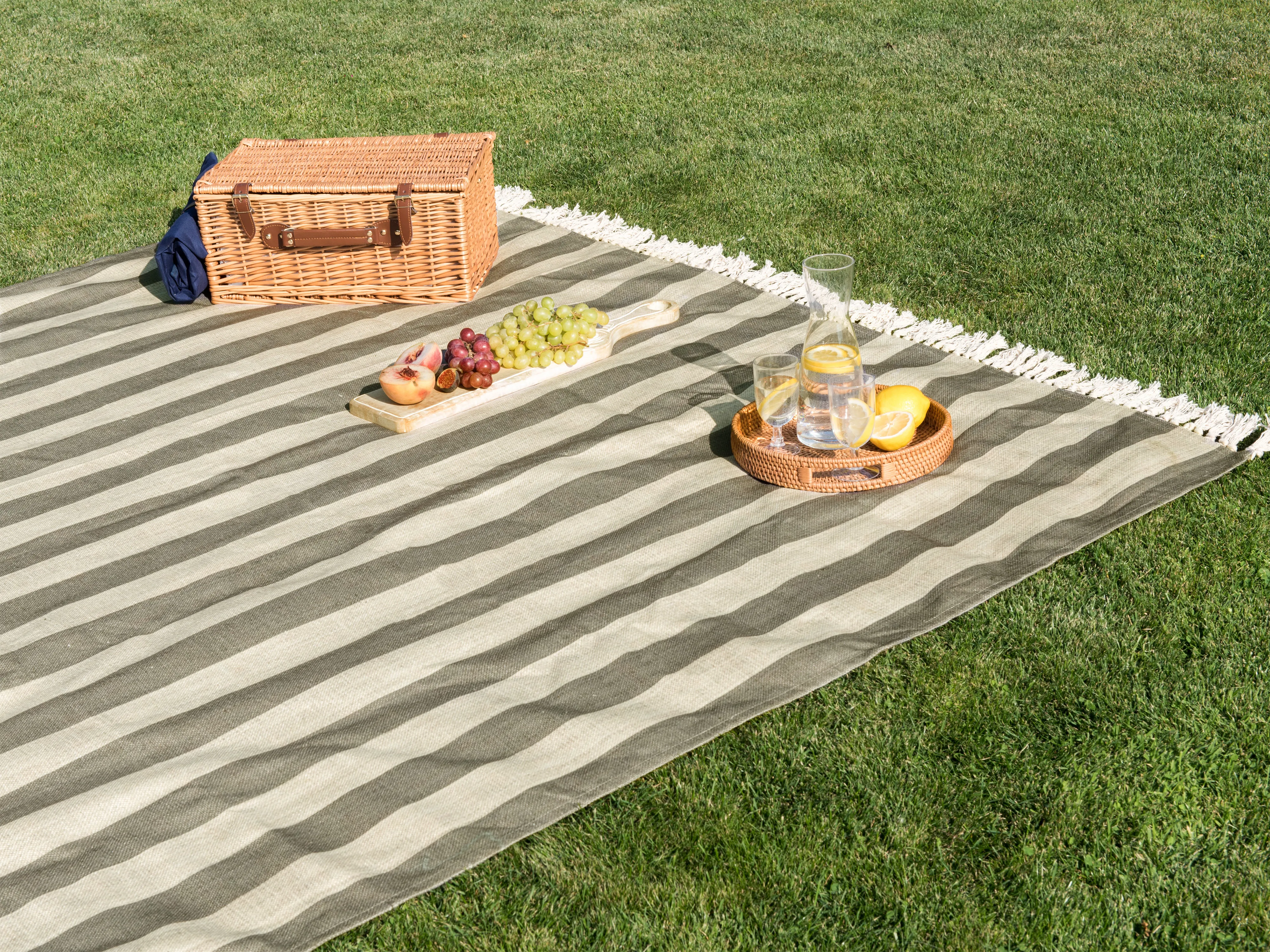 Picknickkleed MOUZA 200 x 200 cm Beige