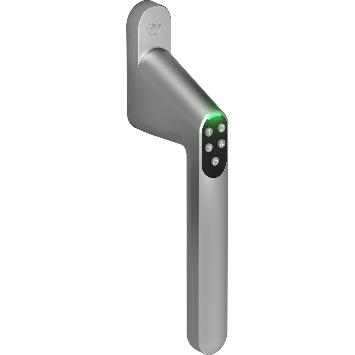 Yale Smart Code Handle rett dørlås (satin chrome)