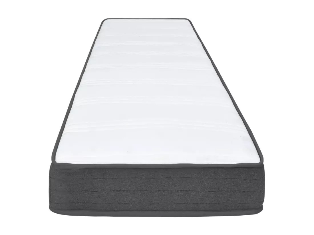 Sommier tapissier Gris foncé Tissu 120x200 cm