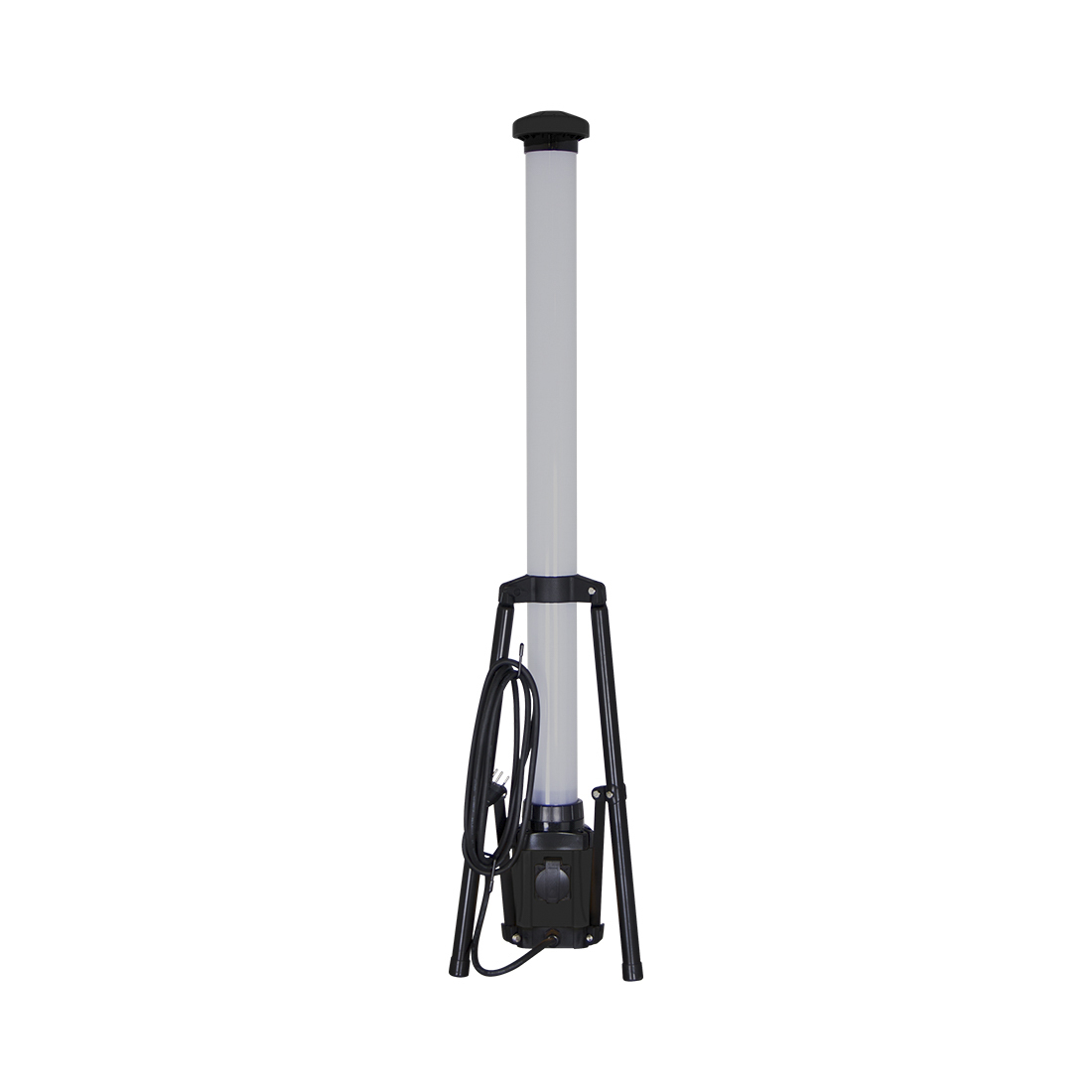 Forsberg LED Flex 360° Bau-Leuchte + eingebaute Steckdose T13