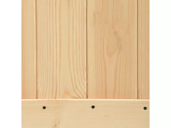 Porte coulissante et kit de quincaillerie 90x210 cm pin massif