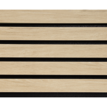 Lattenwand MDF Decowall Essential natuur eiken 260x30cm, 2 stuks (1.56m2)