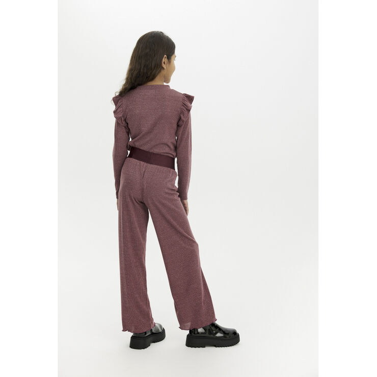 The New TNFarah Wide Pants Crushed berry