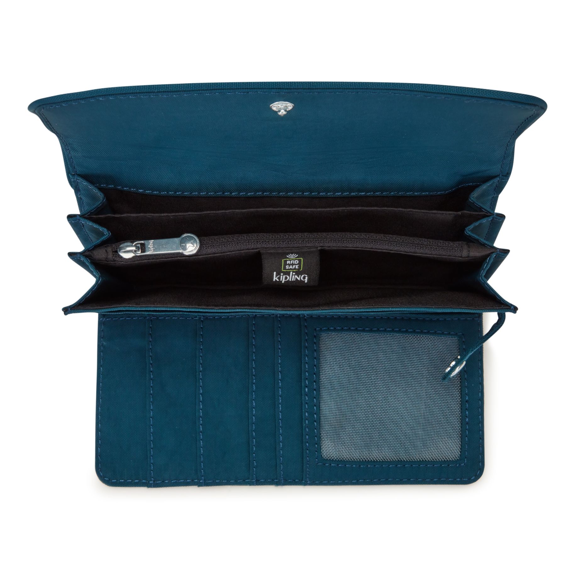 MONEY LAND Grand Portefeuille RFID - Cosmic Emerald