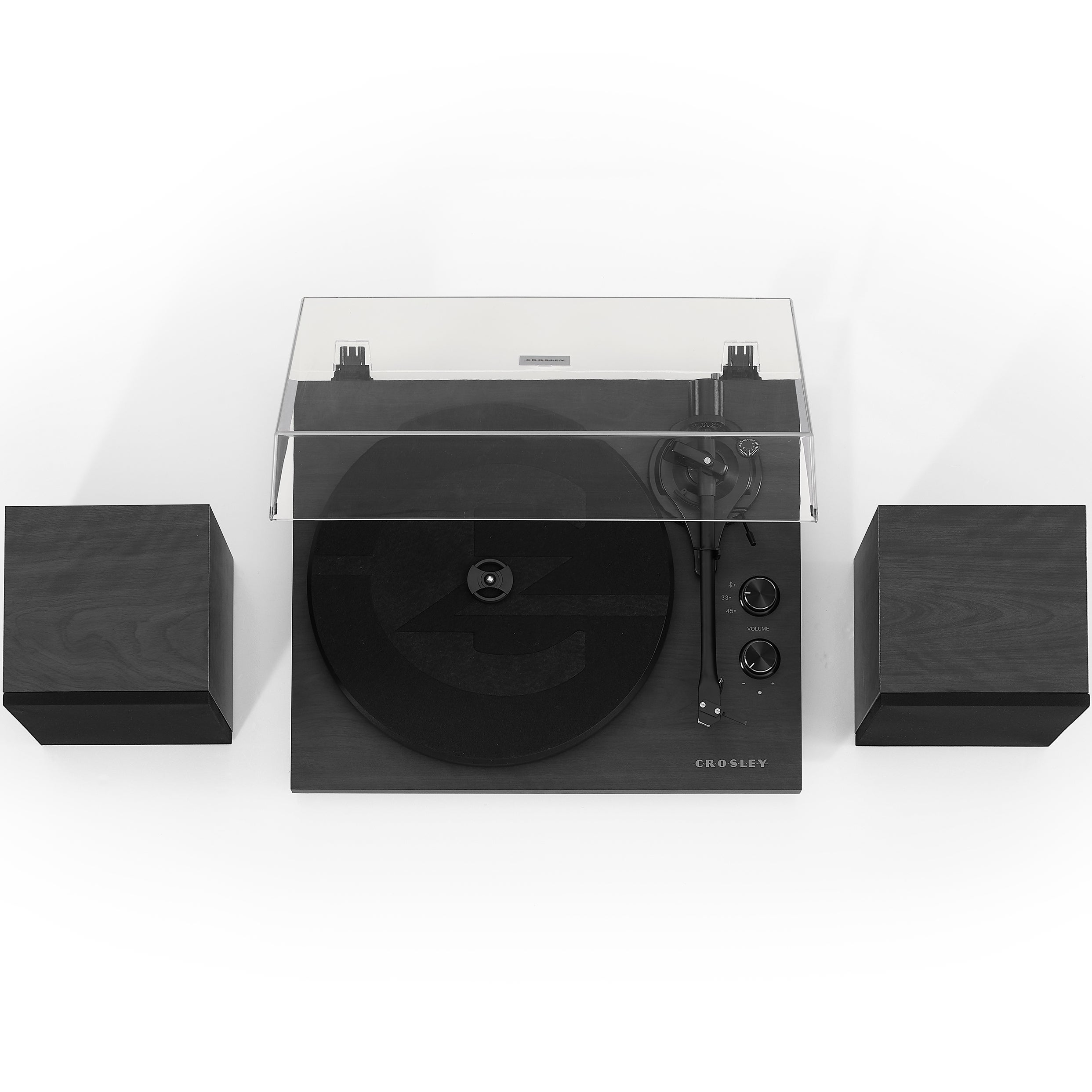 Crosley C62 Black platenspeler set