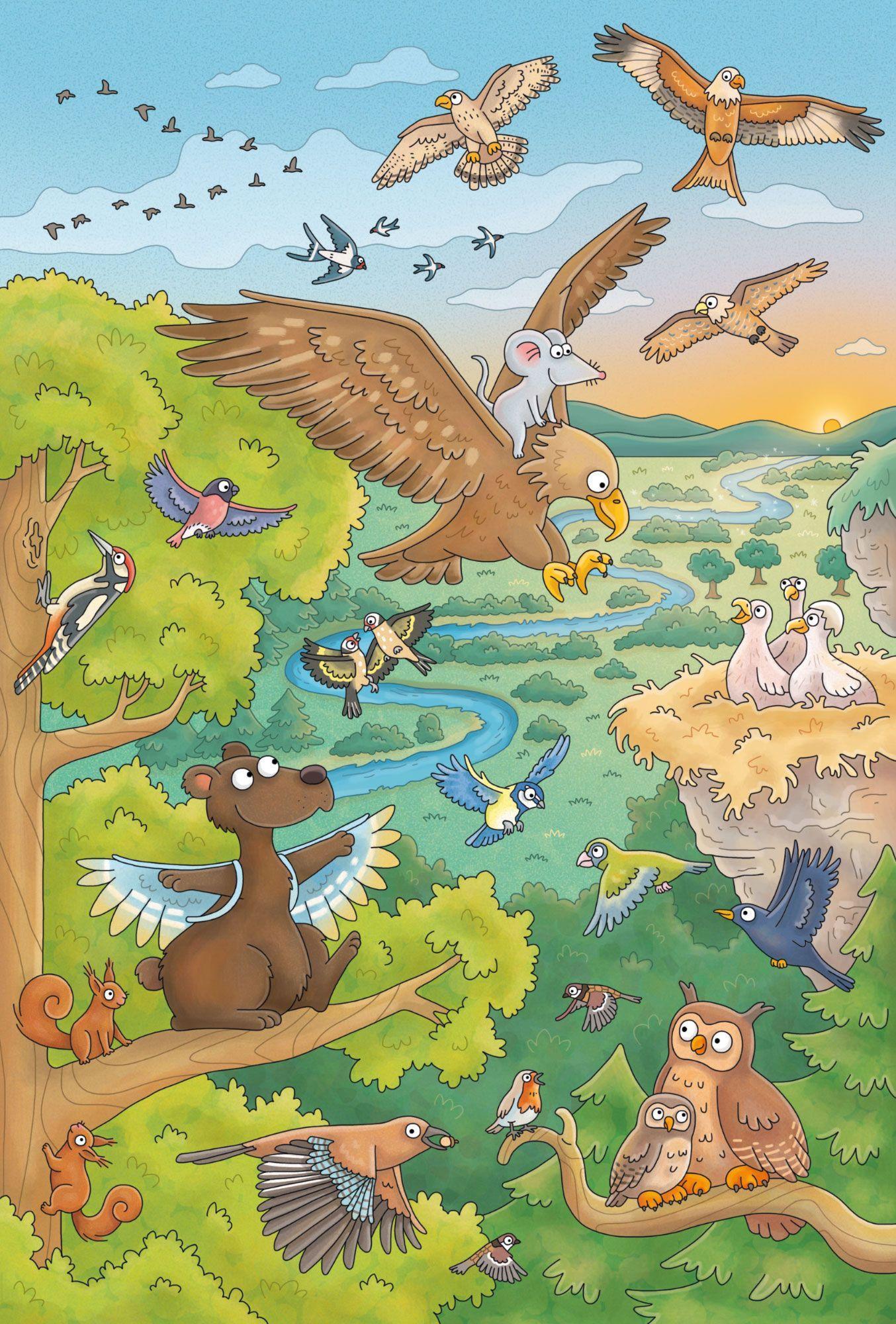 Schmidt Puzzle - Reise in die Natur (Kinderpuzzle)