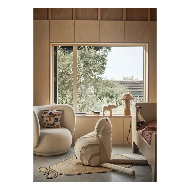 Ferm Living Kids Pouf Birdy | Blanc cassé