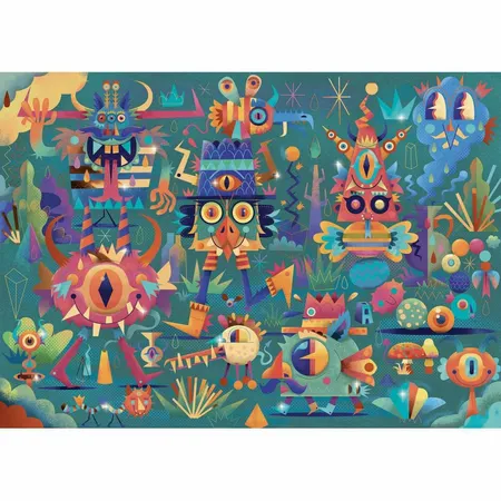 Djeco Wizzy’Puzzles: Monster, 50 Teile