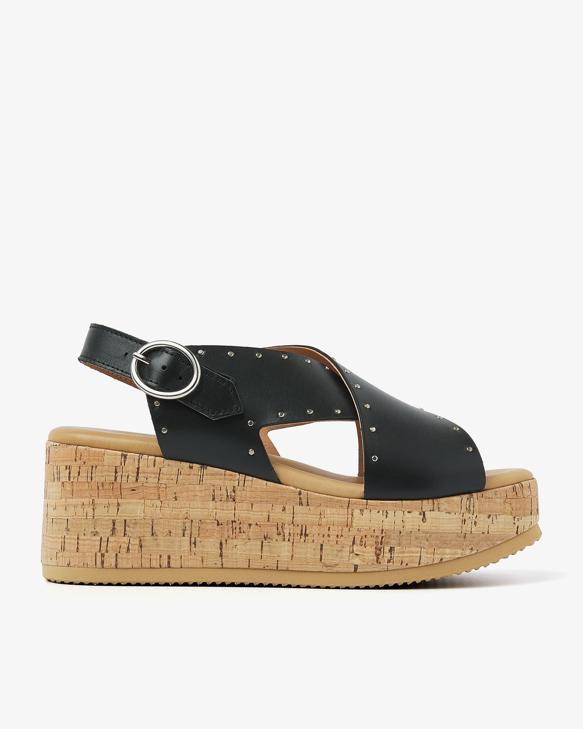 VIA VAI zwarte sandalen Sissel Elaine