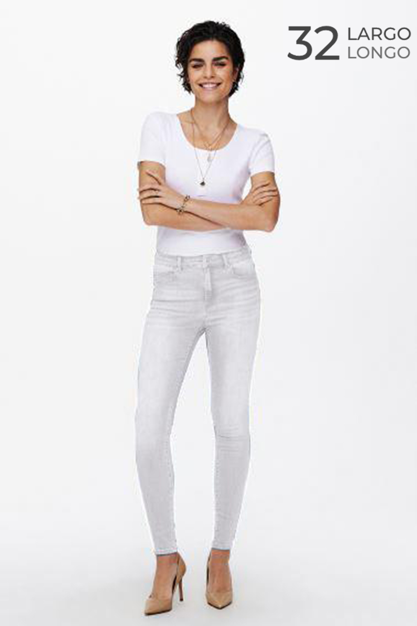 calça jeans skinny azul escura