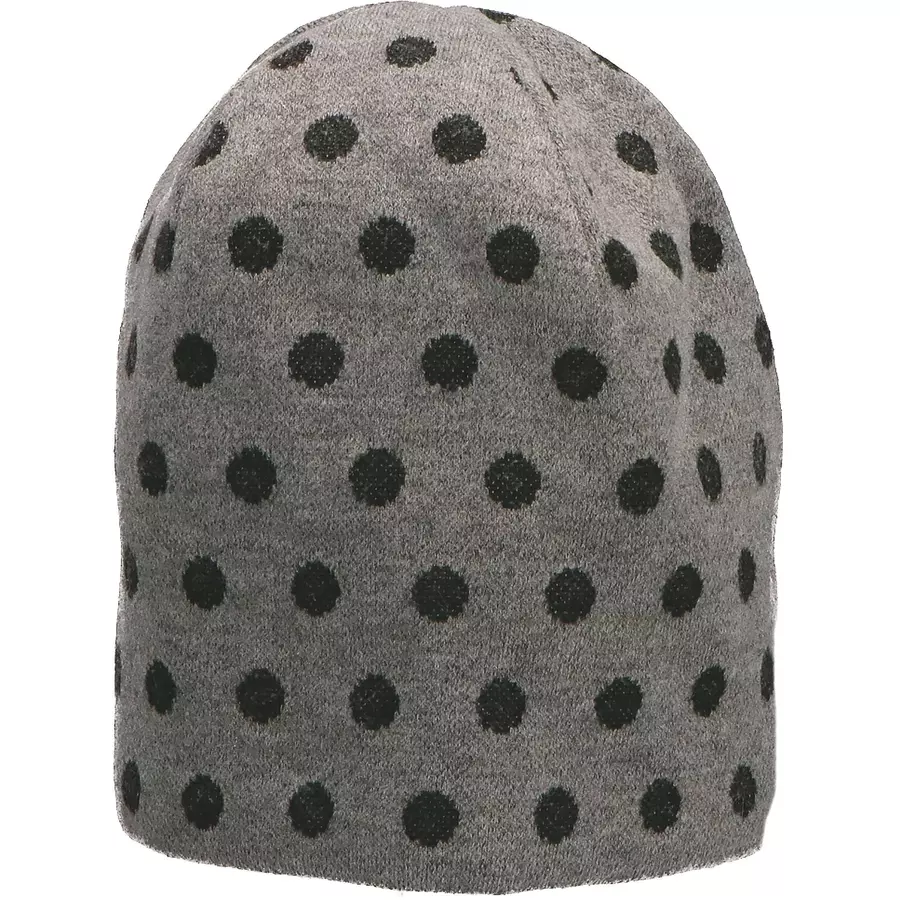 Sterntaler Slouch-Beanie Punkte rauchgrau