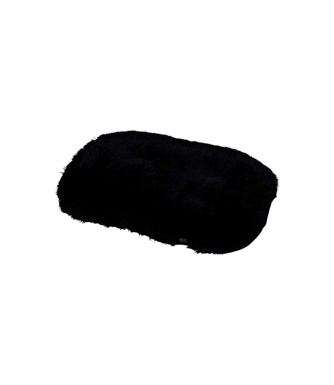 Paris Prix - Coussin Pour Chien & Chat fluffy 87cm Noir