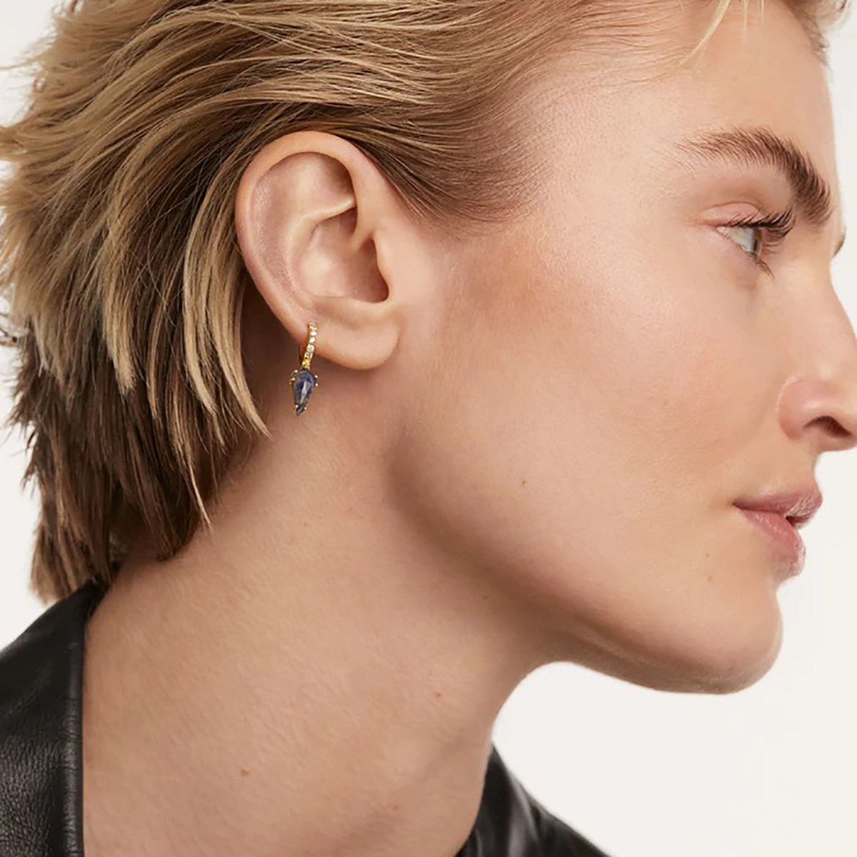 Boucle d'oreille individuelle PdPaola Naoki Sodalite