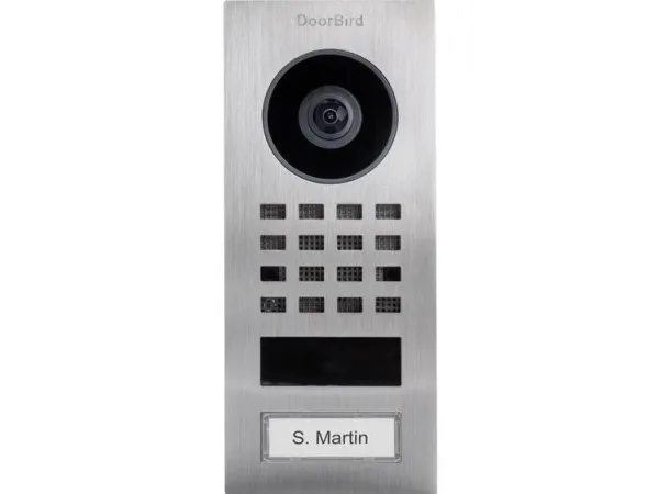 DoorBird DoorBird D1101V IP Video Dørstation Overflademonteret rustfrit stål V4A