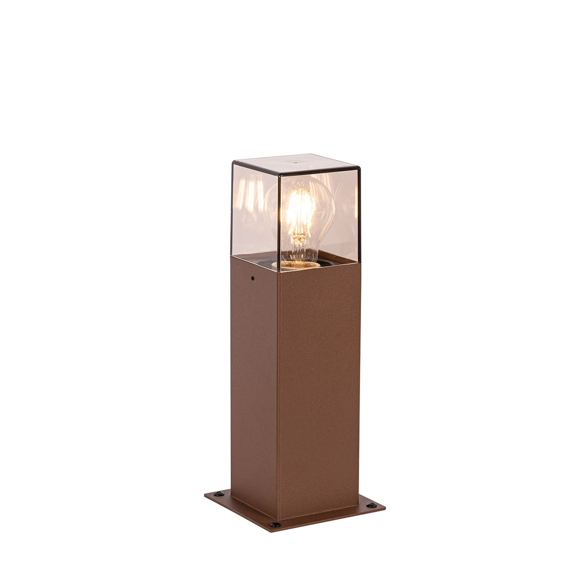Buitenlamp 30 cm roestbruin met grondpin en kabelmof - Denmark