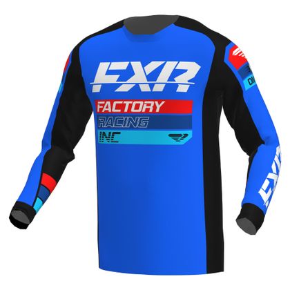 Maillot cross FXR CLUTCH 2023 - Noir / Bleu