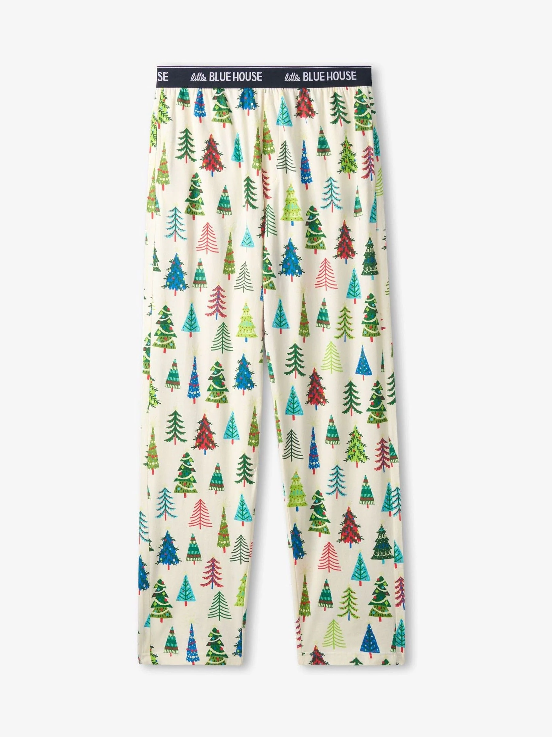 Hatley Natural Christmas Tree Pyjama Bottoms