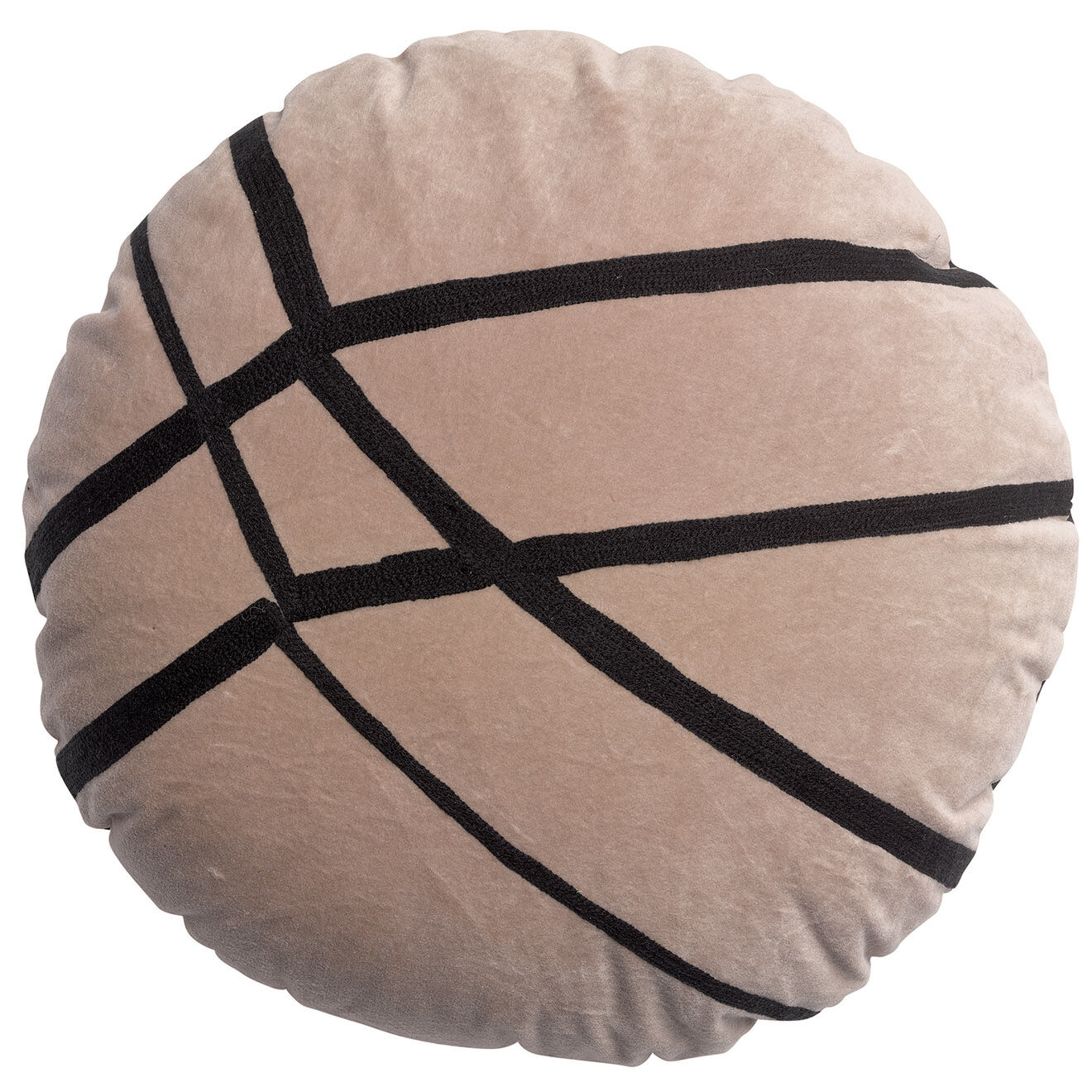 Vivaraise Coussin brodé Fara sesame - D. 50 cm
