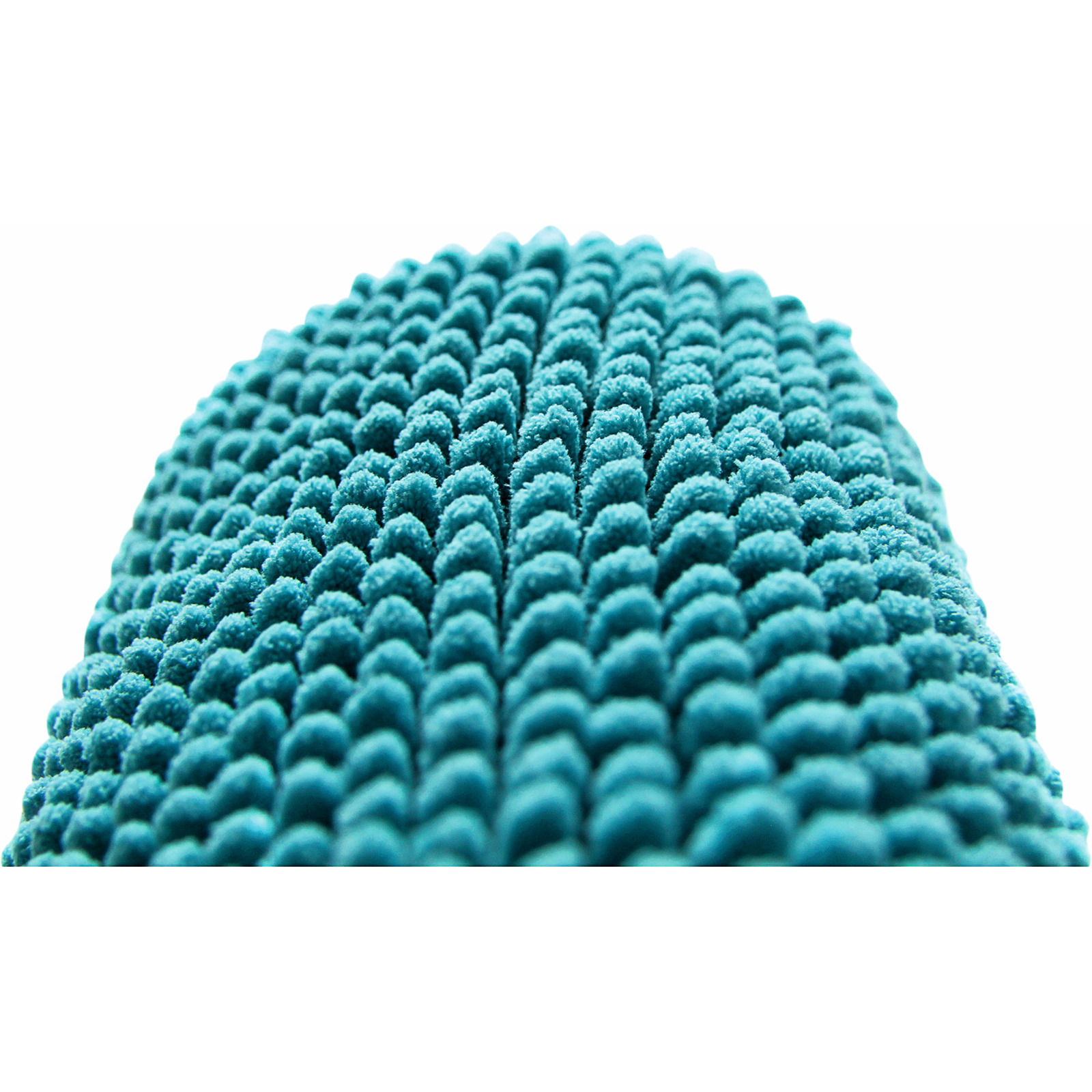 Badteppich Chenille türkis