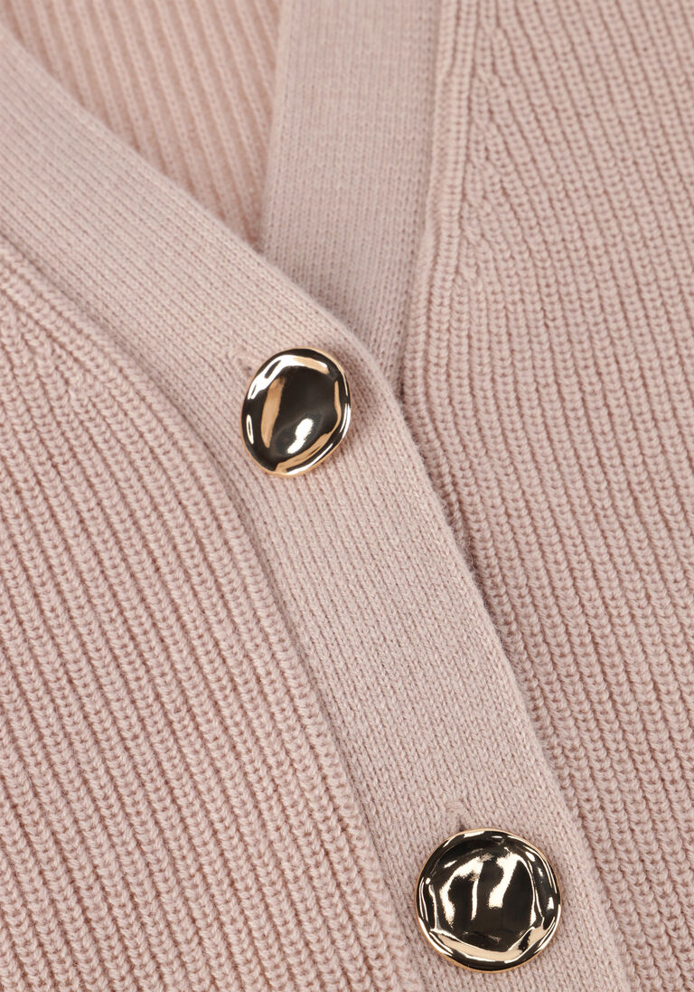 beige dante6 vest jeny rib knit cardigan