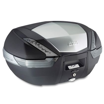 Top case Givi MONOKEY V47 TECH REFLECTEUR FUME Universel - Noir