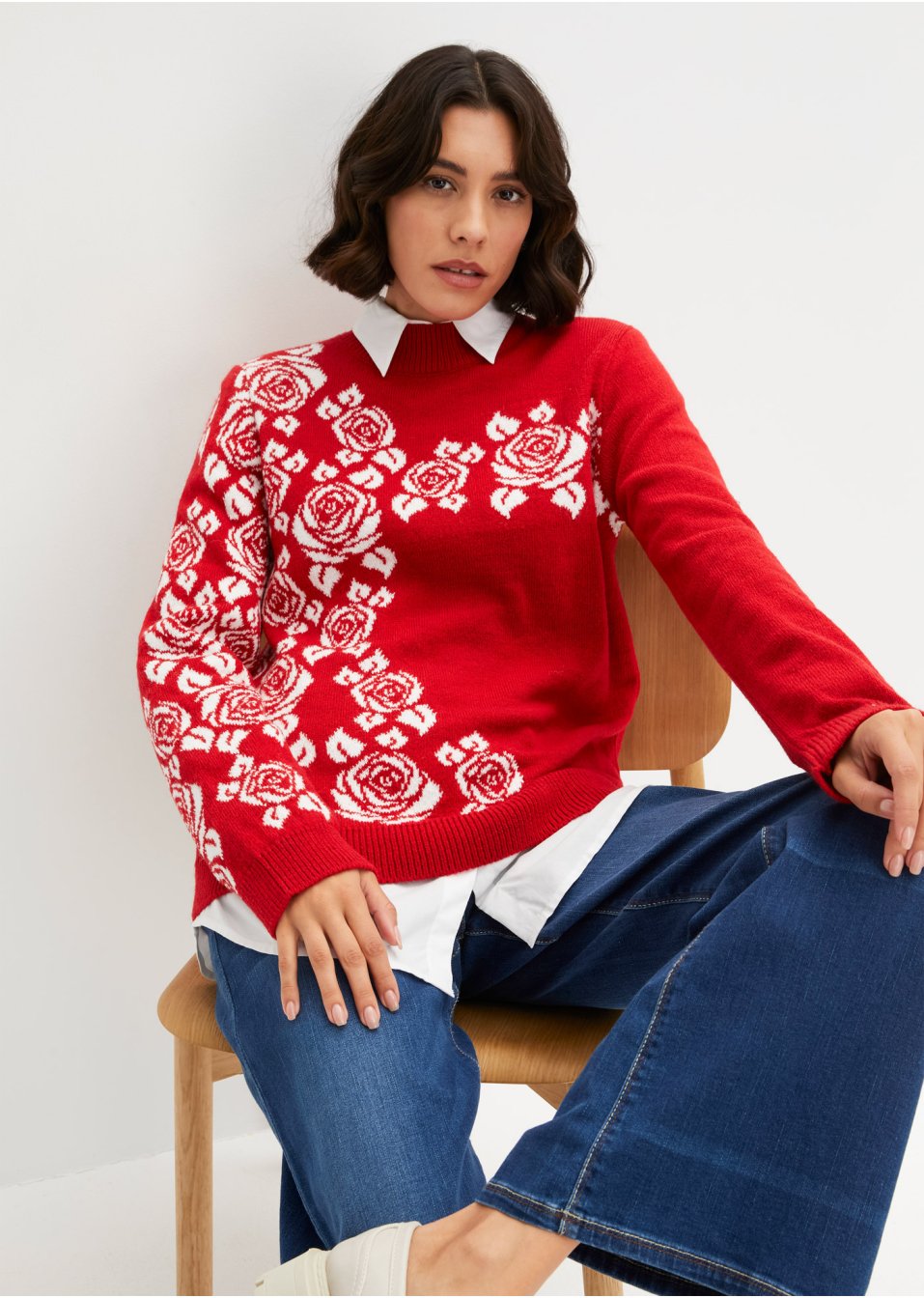 Pull en jacquard