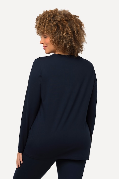 Ski-Funktionsshirt, schnelltrocknend, Loop, Langarm