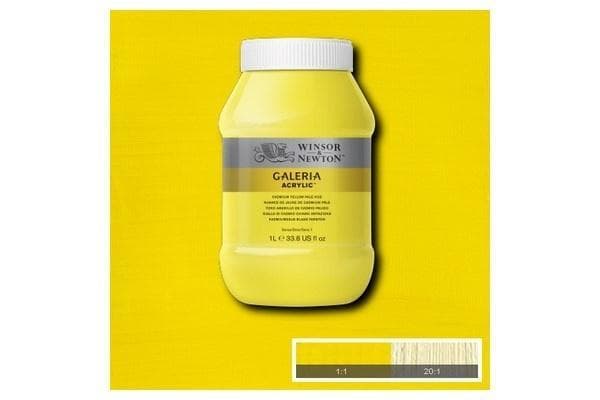 WINSOR Galeria Acrylic 1L Cadmium Yel Pale Hue 114