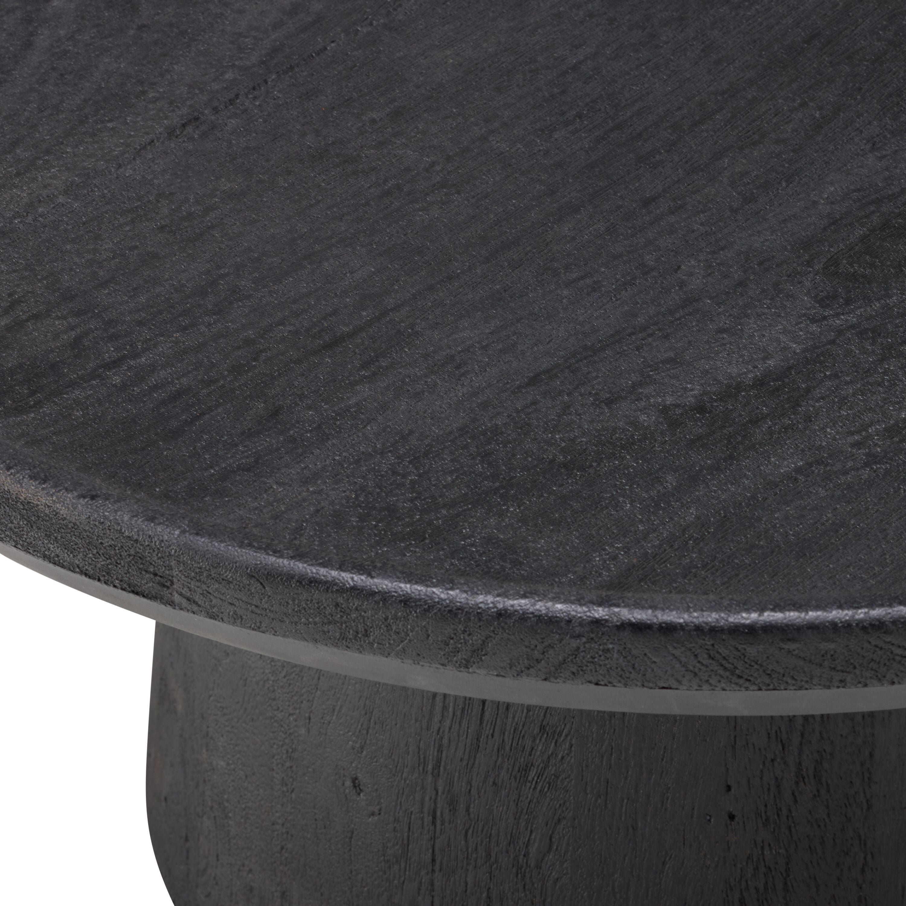 GARY Salontisch - Schwarz / B: 80.0 cm x T: 80.0 cm x H: 40.0 cm