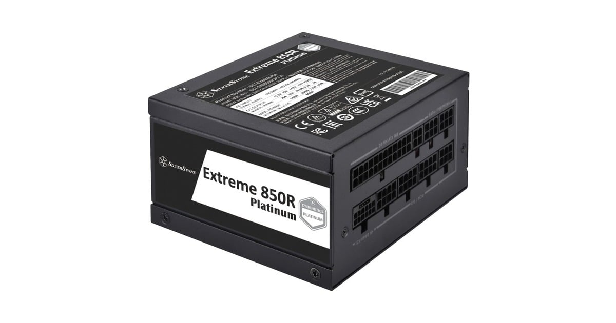 SilverStoneSST-EX850R-PM modulaire 850 watt voeding   (Zwart, 2x PCIe)