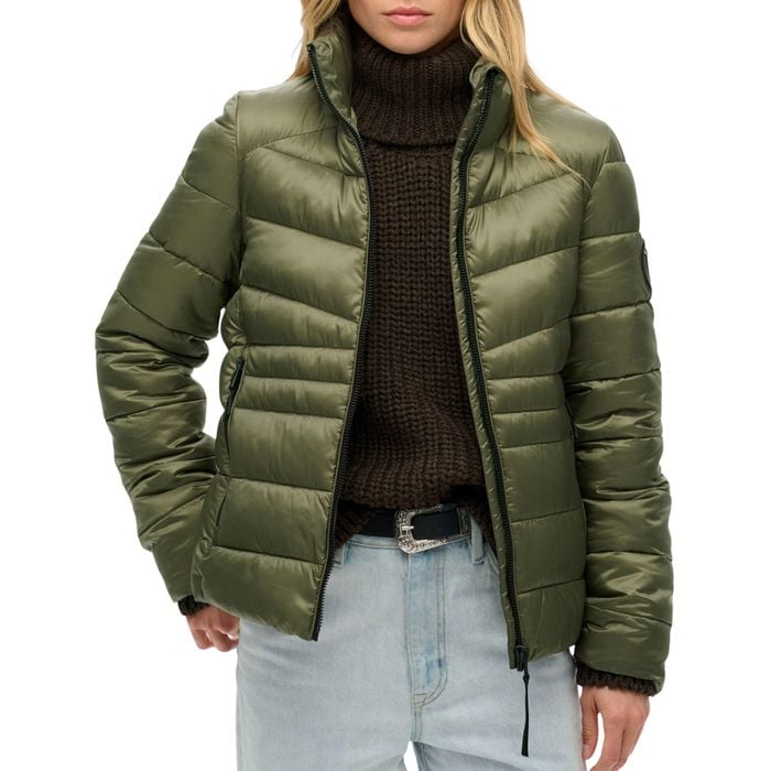 Superdry Fuji Quilt Padded Winterjas Dames