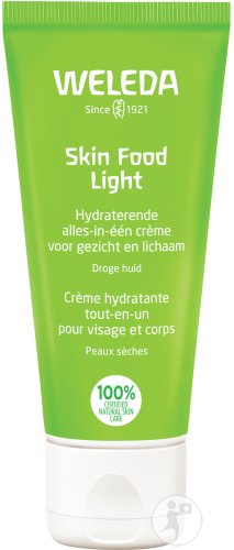 Weleda Skin Food Light Crème Hydratante Tout-En-Un Visage Et Corps Peaux Sèches Tube 30ml