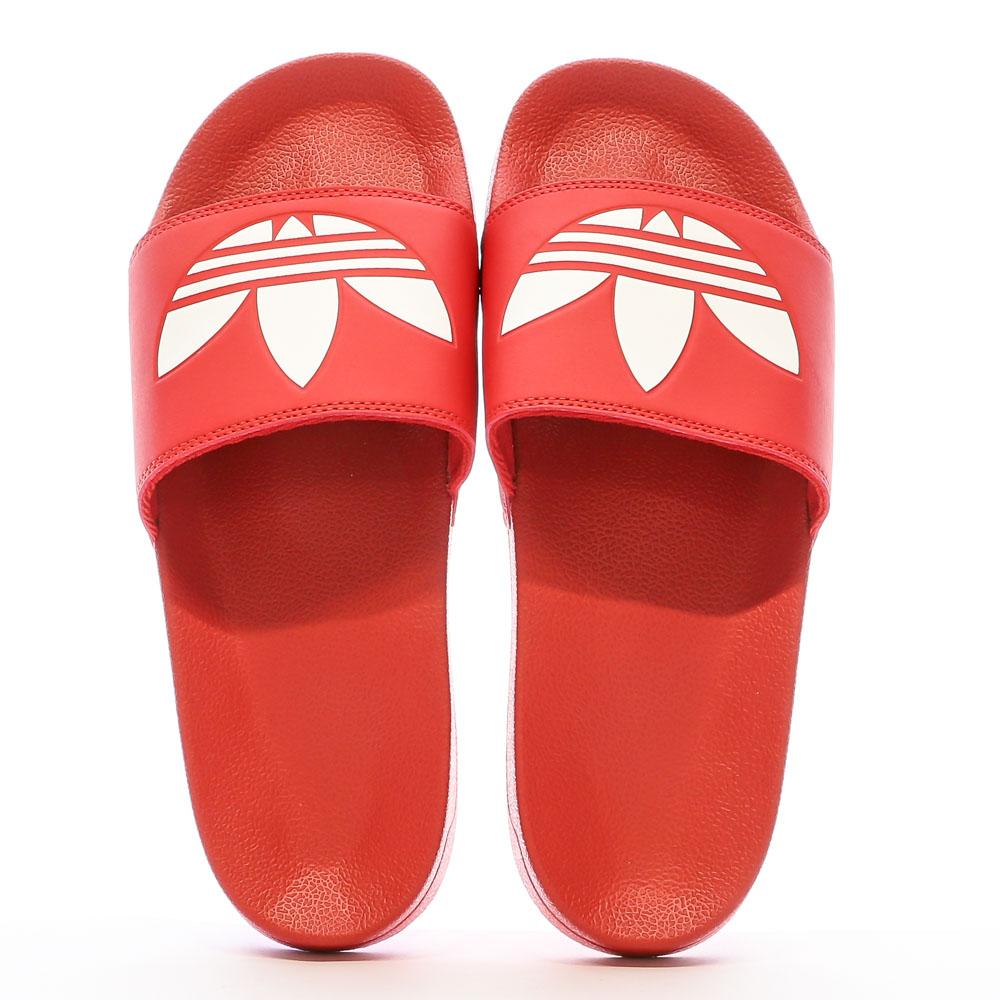 Adidas Claquettes Rouge Homme Adidas Adilette Lite