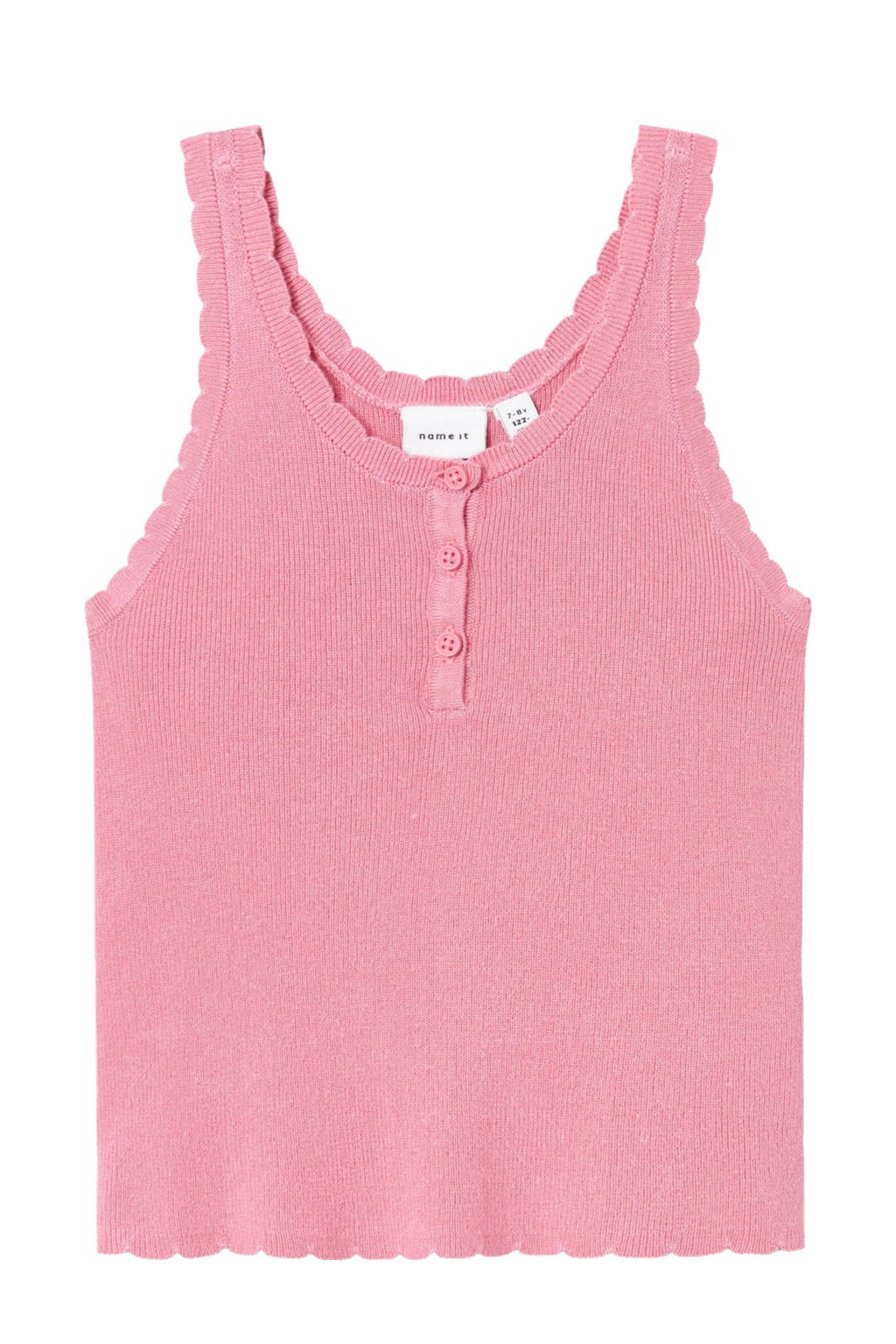 NAME IT ribgebreid singlet NKFFILISA felroze