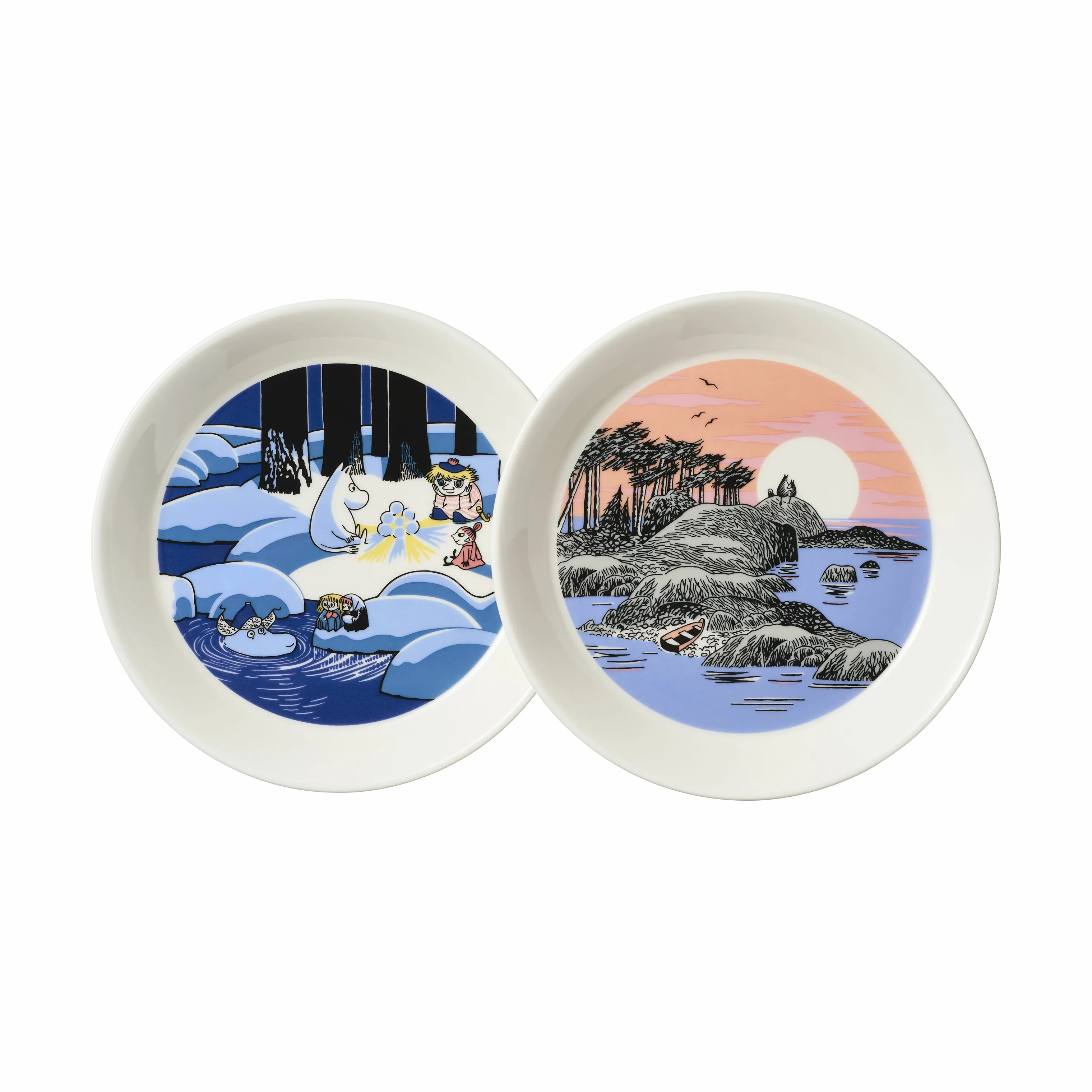 Moomin Arabia Tallerkensæt Snelygte & Mumidagen - 2 dele