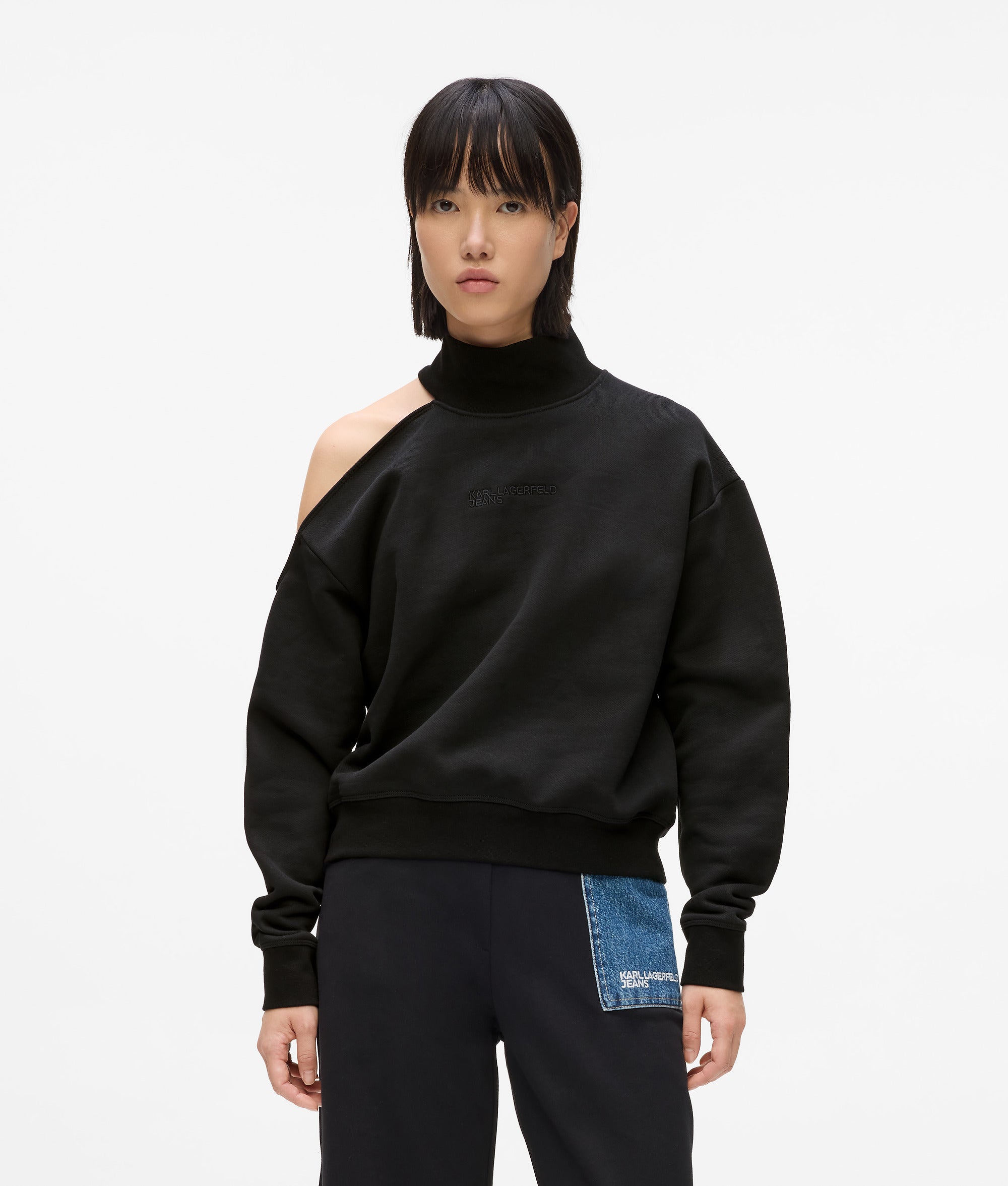 Uitgesneden sweatshirt