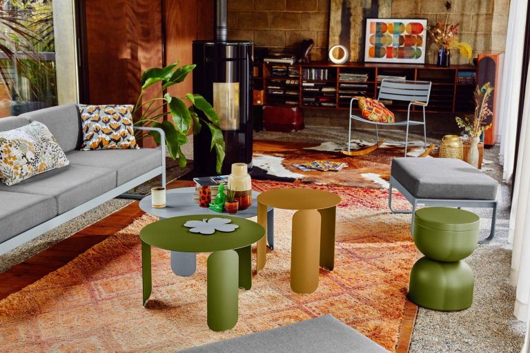 Fermob Bebop salontafel Ø 80cm Nutmeg