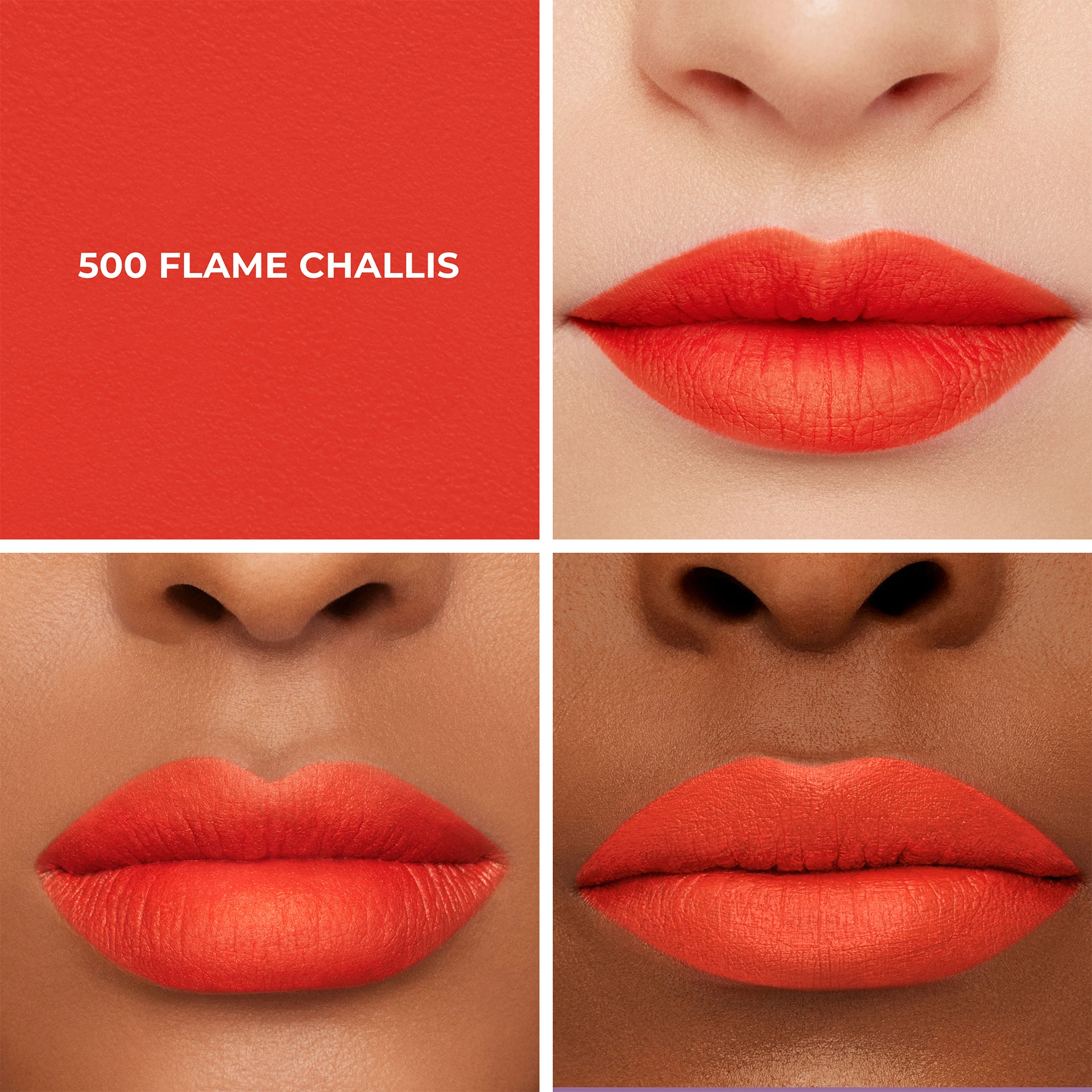CAVIAR SMOOTHING MATTE LIPSTICK |- 500 Flame Challis